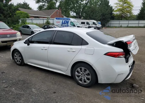2021 Toyota Corolla Le z USA, uszkodzony, nr VIN 5YFEPMAE0MP166579